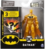 Figurina Batman auriu, 10 cm, cu 3 accesorii surpriza Spin Master