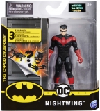 Figurina Nightwing, articulata, 10 cm, cu 3 accesorii surpriza Spin Master