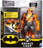 Figurina Bronze Tiger, articulata, 10 cm, cu 3 accesorii surpriza Batman Spin Master