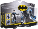 Figurina Nightwing, 10 cm, cu mega accesorii pentru lupta Spin Master
