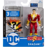 Figurina Shazam flexibila, 10 cm, cu 3 accesorii surpriza Spin Master