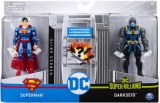 SET 2 FIGURINE FLEXIBILE SUPERMAN SI DARKSEID CU 6 ACCESORII SPIN MASTER