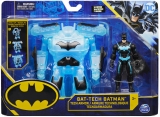Figurina Batman Deluxe cu costum Tech cu 11 puncte de articulatie, 10 cm, Spin Master