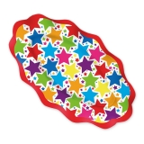 Platou Oval 36 x 20 cm Stardust 3 buc/Set Big Party