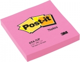 Notite adezive roz neon Post-It 76 mm x 76 mm 100 file/bloc 3M