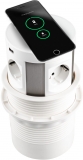 Priza modulara Schuko, Filex Power Pop-Up Meeting, 4x 230V, 2x USB A+C, alb, Fellowes