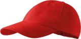 Sapca unisex, reglabila, rosu, 6P, Malfini