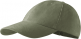 Sapca unisex, reglabila, khaki, 6P, Malfini