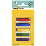 Indexuri adezive Post-It, culori asortate, 11.9 x 43.2 mm, 100 buc/dispenser, 3M