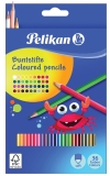 Creioane colorate lacuite 36 culori Pelikan