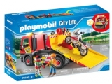 Masina De Remorcare Cu Motocicleta Playmobil