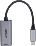 Dahua USB 3.1 Type-C to HDMI Adapter Docking, In:USB 3.1 Type-C, Out: 1xHDMI (Supports 4K@60 Hz), Aluminum Alloy