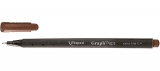 Fineliner 0.4 mm, maro inchis, Graph Peps Maped 