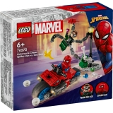 Urmarire pe motocicleta: Omul Paianjen vs Doc Ock 76275 LEGO Marvel Super Heroes