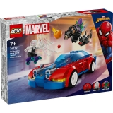 Masina de curse a Omului Paianjen si Venom Green Goblin 76279 LEGO Marvel Super Heroes