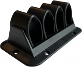 Organizator cablu Cablegrip Fellowes, Filex 4 bucle, Negru