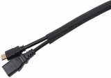 Manson pentru cabluri, Fellowes, Filex, 40 metri, 19 mm, Negru