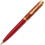 Pix Souveran K600, accesorii placate cu aur, Tortoiseshell-Red, Pelikan 