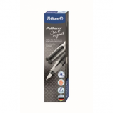 Stilou Pelikano Dark Legend, penita L, pentru stangaci, Pelikan