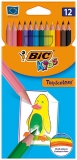 Creioane colorate 12 bucati Tropicolors 2 Bic