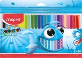 Carioci Color Peps Ocean 24 culori/set Maped