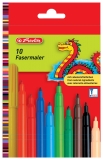 Carioci 2 mm Green Line 10 buc/set Herlitz