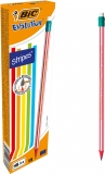 Creion cu guma Evolution Stripes 646, 12 buc/cutie Bic