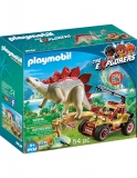 Cercetator - Masina De Teren Si Stegosaurus Playmobil