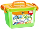 Set de colorat BIC, My Colouring Basket, 60 markere de colorat, 60 creioane de colorat