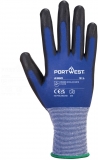 Manusa Senti-Flex Portwest, rezistenta la abraziune, albastru/negru