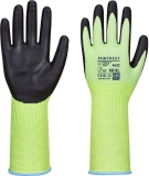 Manusi Green Cut Mansete lungi Portwest, verde/negru