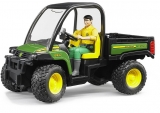 Jucarie Masina John Deere Gator XUV 855D cu sofer Bruder 