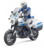 Set de joaca Motocicleta de politie Scrambler Ducati si politist Bruder 