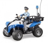 Set de joaca ATV de politie cu politist Bruder 