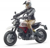 Set de joaca Motocicleta Scrambler Ducati Desert cu sofer Bruder 