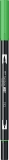 Marker caligrafic 2 in 1, ABT Dual Brush Pen, light green Tombow