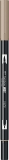 Marker caligrafic 2 in 1, ABT Dual Brush Pen, warm grey 2 Tombow