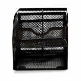 Organizator multifunctional de birou cu suport instrumente de scris, metalic, M&G