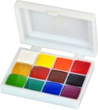 Acuarele 12 culori Pictor, set 48 bucati