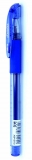 Pix stick cu gel M&G, cu capac ventilat si clips, 0.7mm, albastru, 12 pixuri/cutie