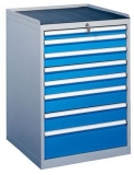 Dulap de atelier cu sertare, 103 x 72 x 70 cm, 8 sertare