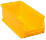 Cutie de plastic Allit Profiplus Box, 7,5 x 10,2 x 21,5 cm, galbena