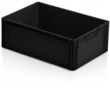 Naveta antistatica ESD, neagra, 22 x 60 x 40 cm