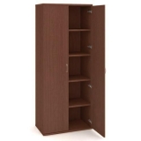 Dulap inalt Strong, 192 x 80 x 40 cm, cu usi, design nuc
