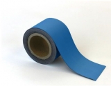 Banda magnetica pentru rafturi Manutan, 10 m, albastra, latime 90 mm