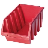 Cutie din plastic Ergobox 4, 15,5 x 34 x 20,4 cm, rosie