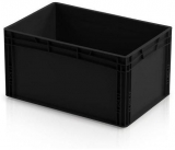 Naveta antistatica ESD, neagra, 32 x 60 x 40 cm