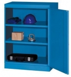 Dulap de atelier pentru scule, 104 x 80 x 43,5 cm, albastru/albastru