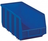 Cutie din plastic Manutan 12,5 x 14,5 x 33,5 cm, albastra