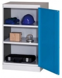 Dulap de atelier pentru scule, 104 x 60 x 43,5 cm, gri/albastru